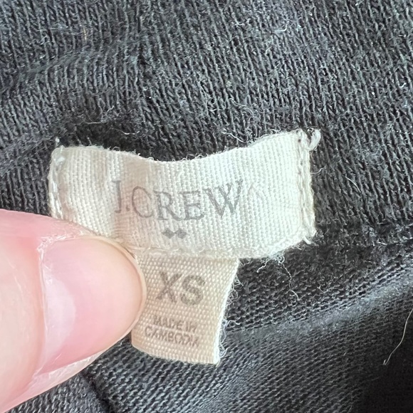 J.Crew XS Black Open Front Cotton Sweater/Cardigan Cotton/Polyester Blend - Picture 6 of 12